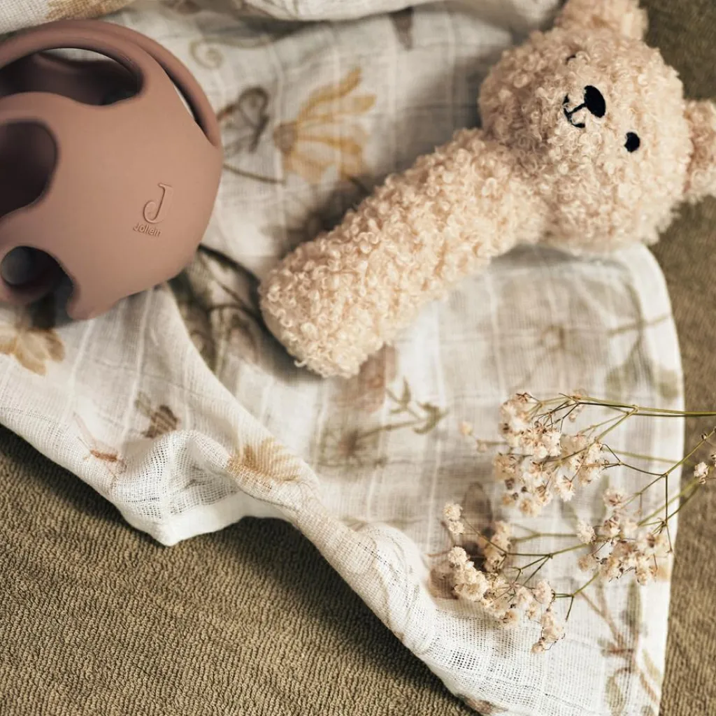 Jollein Lange en gaze de coton Dreamy Mouse (110 x 110 cm)