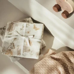 Jollein Lange en gaze de coton Dreamy Mouse (110 x 110 cm)