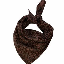 Lange Gaze Léopard Marron (65 x 65 cm) Lange