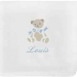 New Lange ours bleu personnalisable (70 x 70 cm) Lange
