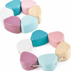 Hape Lapin à empiler en bois et tissu