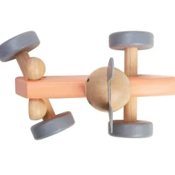 Plan Toys Lapin bolide de course pastel