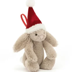 Jellycat Lapin de Noël à suspendre (13 cm)