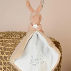 Doudou et Compagnie Lapin Doudou beige (10 cm)