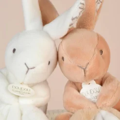 Doudou et Compagnie Lapin Doudou beige (10 cm)