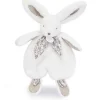 Hot Lapin Doudou blanc (29 cm) Peluche Moyenne (20-59 Cm)