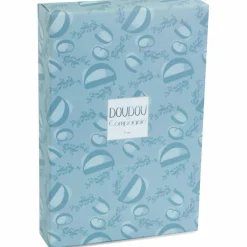 Lapin Doudou bleu (10 cm) Doudou Plat