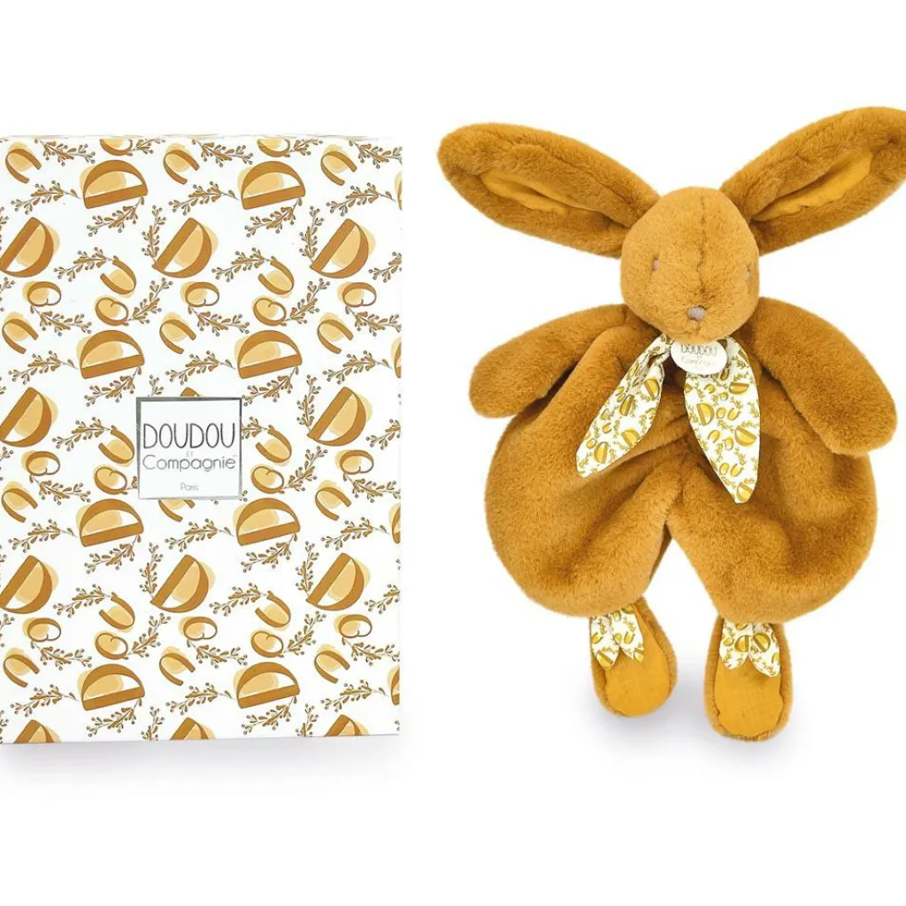 Discount Lapin Doudou ocre (29 cm) Peluche Moyenne (20-59 Cm)