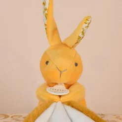 Online Lapin Doudou ocre (10 cm) Doudou Plat