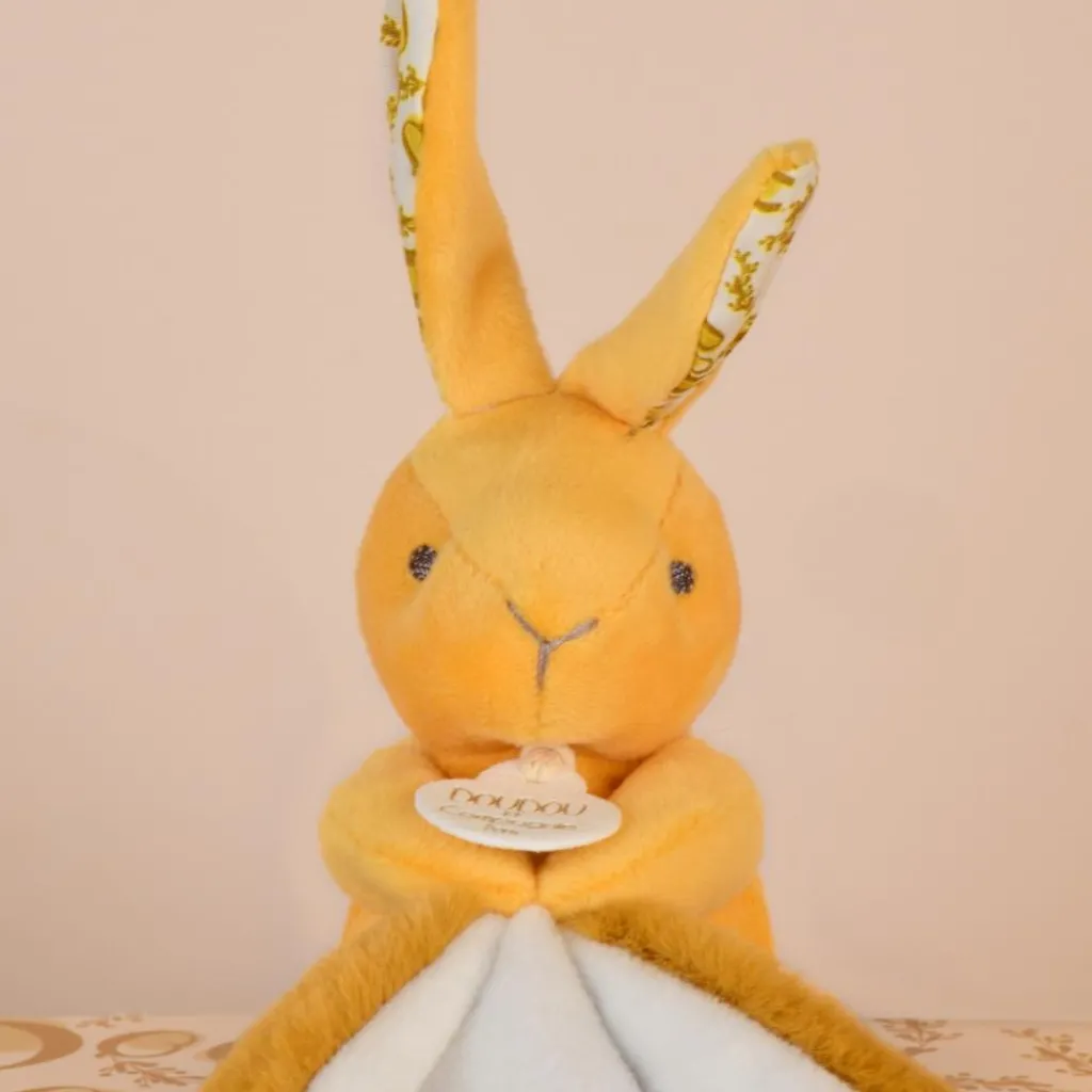 Online Lapin Doudou ocre (10 cm) Doudou Plat