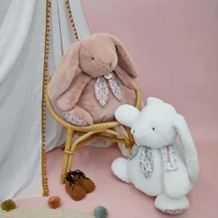 Doudou et Compagnie Lapin Doudou Pantin Rose (42 cm)