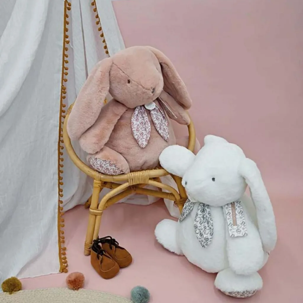 Doudou et Compagnie Lapin Doudou Pantin Rose (42 cm)