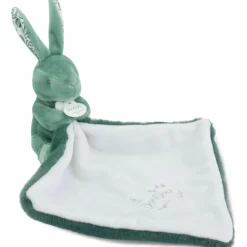 New Lapin Doudou vert sauge (10 cm) Doudou Plat