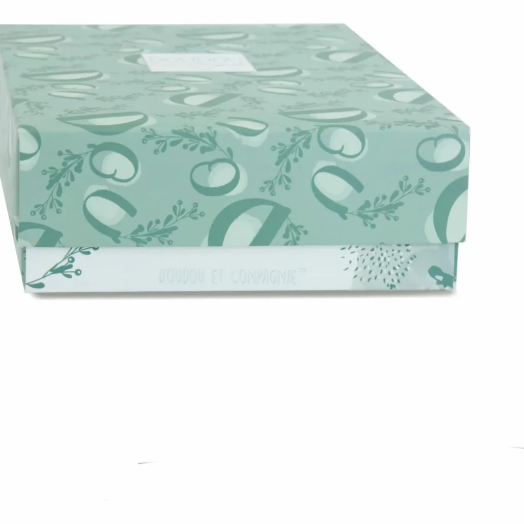 New Lapin Doudou vert sauge (10 cm) Doudou Plat