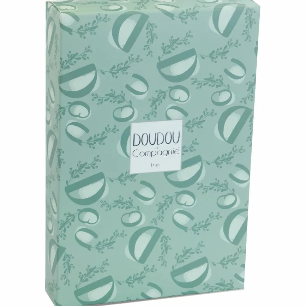 New Lapin Doudou vert sauge (10 cm) Doudou Plat