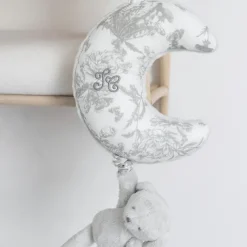 Sale Lapin musical Augustin gris Peluche Musicale