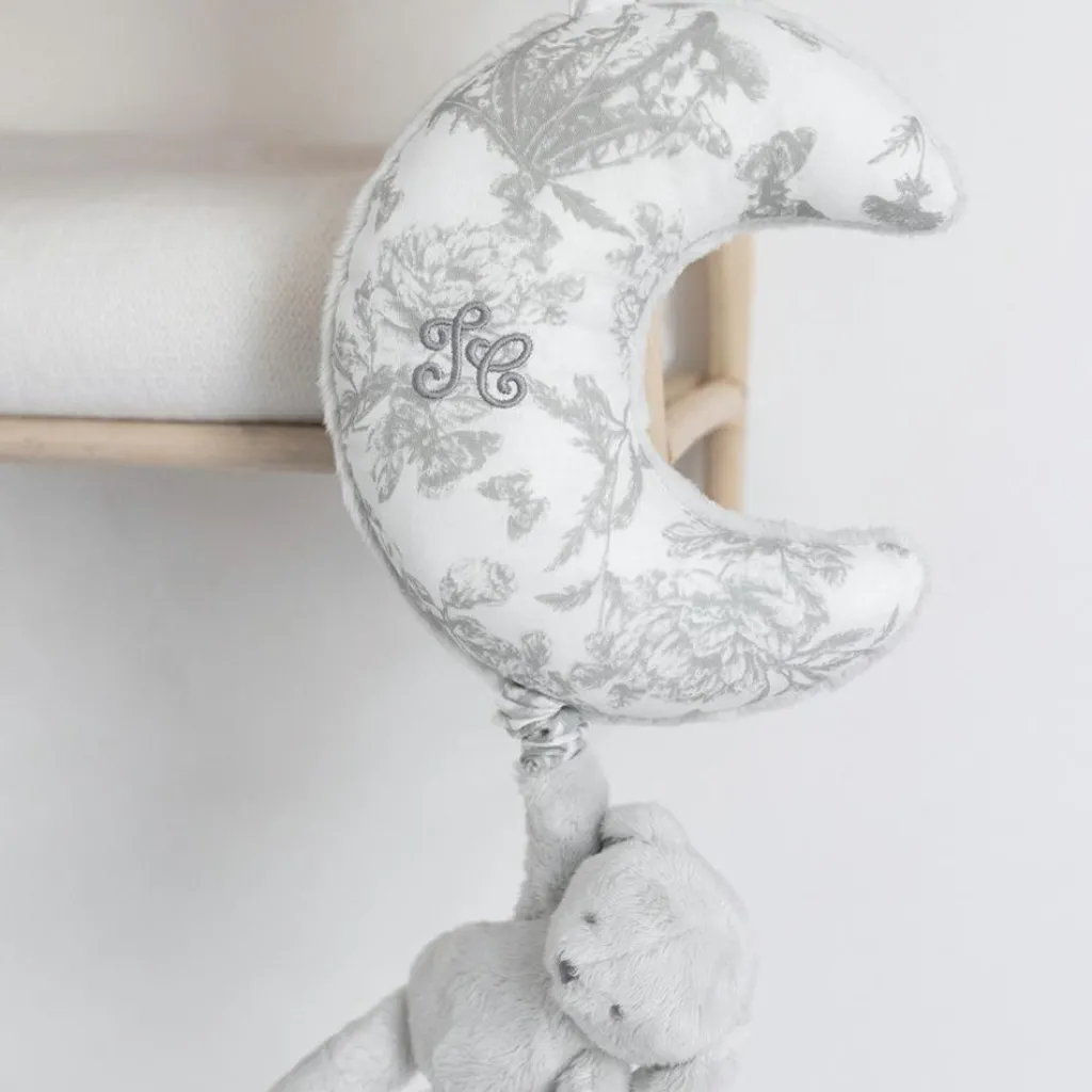 Sale Lapin musical Augustin gris Peluche Musicale