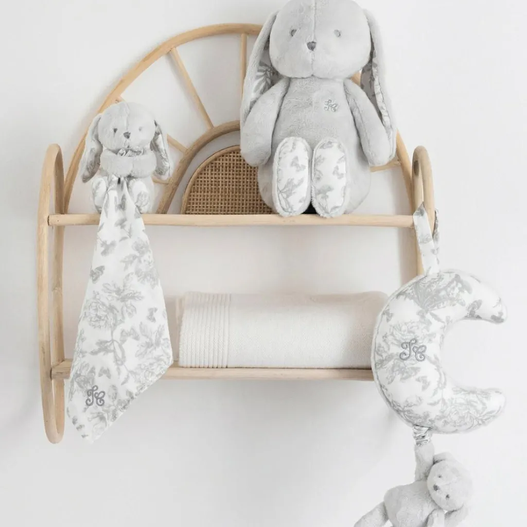 Sale Lapin musical Augustin gris Peluche Musicale