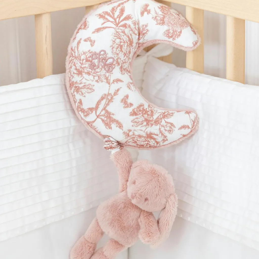 Tartine et Chocolat Lapin musical Augustin rose