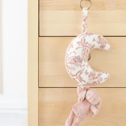 Tartine et Chocolat Lapin musical Augustin rose