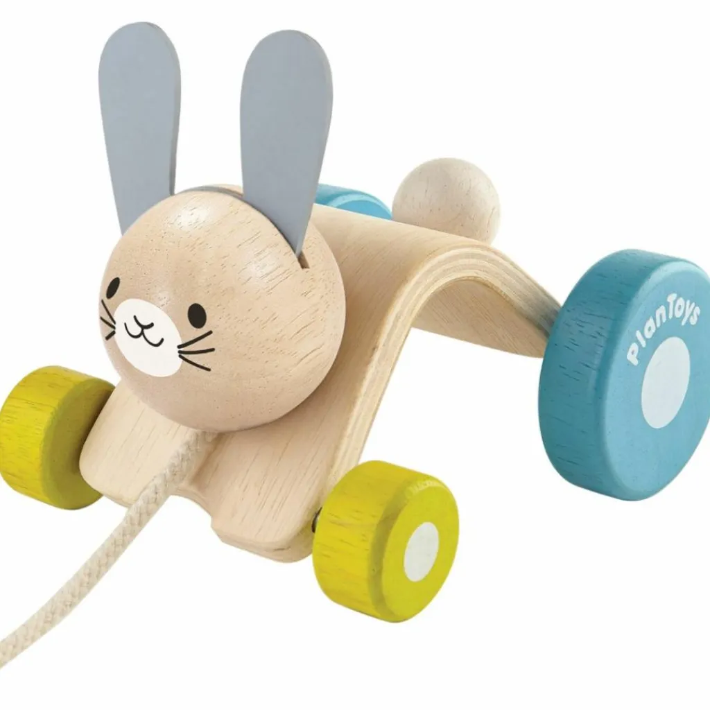 Plan Toys Lapin sautillant à tirer