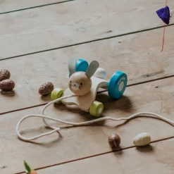 Plan Toys Lapin sautillant à tirer