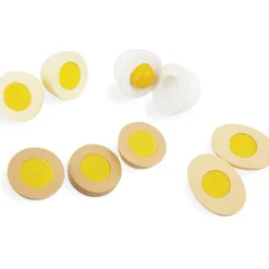 Janod Les œufs du petit chef (boîte de 4 œufs)