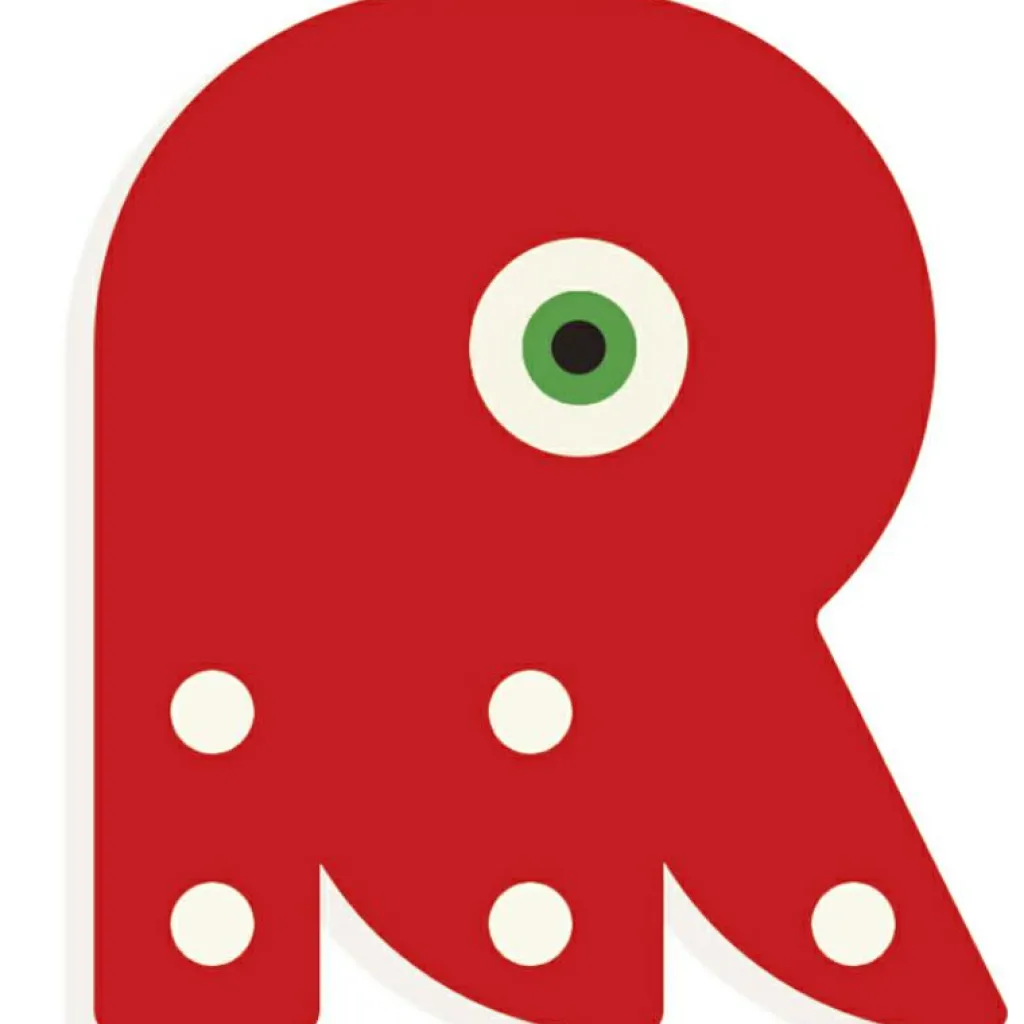 Clearance Lettre décorative pieuvre R (coloris aléatoire) Lettres Décoratives