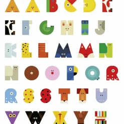 Clearance Lettre décorative pieuvre R (coloris aléatoire) Lettres Décoratives