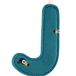 Lilliputiens Lettre en tissu à suspendre J (9,5 cm)