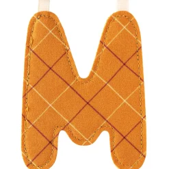 Lilliputiens Lettre en tissu à suspendre réversible M (9,5 cm)