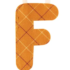 New Lettre en tissu à suspendre F (9,5 cm) Lettres Décoratives