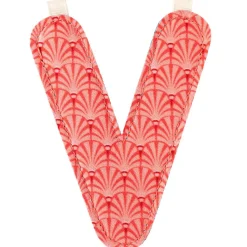 Lilliputiens Lettre en tissu à suspendre réversible V (9,5 cm)