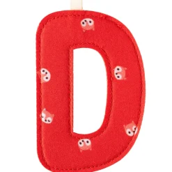 Lilliputiens Lettre en tissu à suspendre D (9,5 cm)