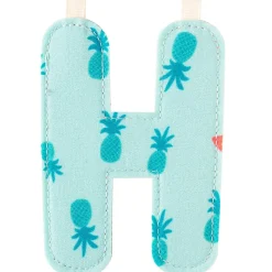 Lilliputiens Lettre en tissu à suspendre réversible H (9,5 cm)