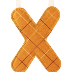 Lilliputiens Lettre en tissu à suspendre réversible X (9,5 cm)