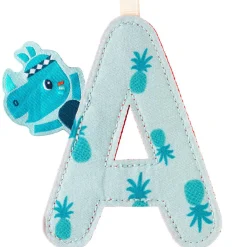 Lilliputiens Lettre en tissu à suspendre réversible A Marius (9,5 cm)