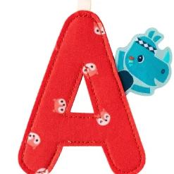 Lilliputiens Lettre en tissu à suspendre réversible A Marius (9,5 cm)