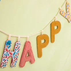 Lilliputiens Lettre phosphorescente en tissu à suspendre H