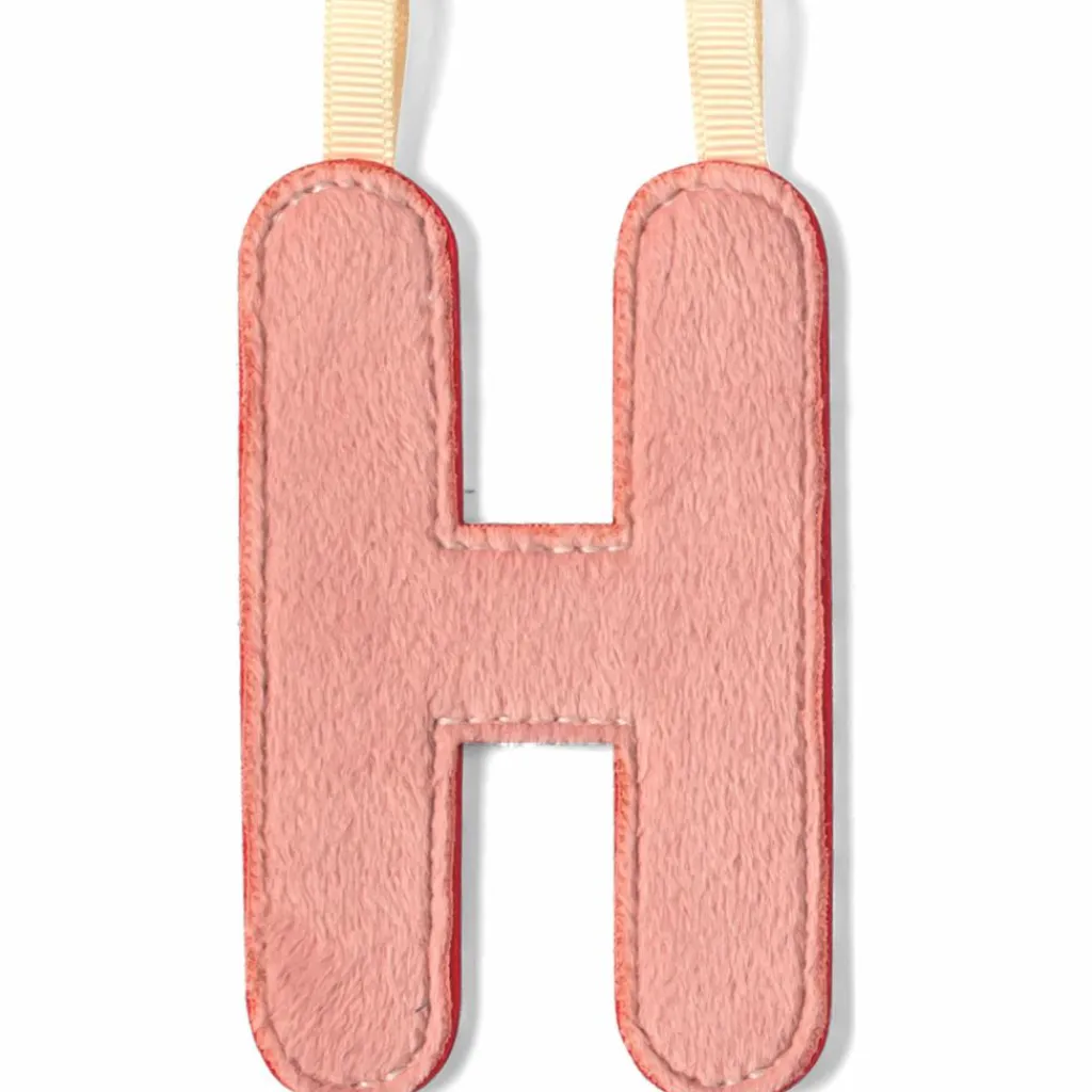 Lilliputiens Lettre phosphorescente en tissu à suspendre H