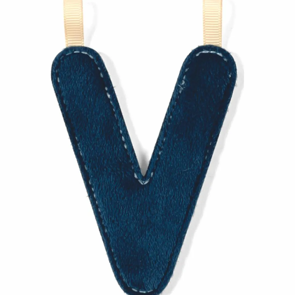 Online Lettre phosphorescente en tissu à suspendre V Lettres Décoratives