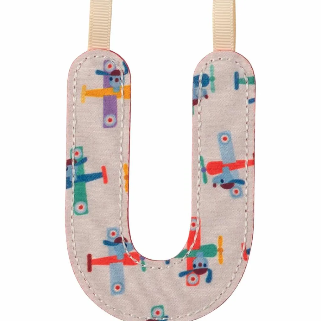 Lilliputiens Lettre phosphorescente en tissu à suspendre U