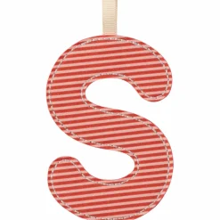 New Lettre phosphorescente en tissu à suspendre S Lettres Décoratives