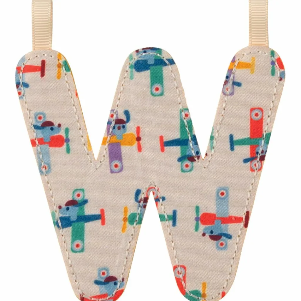 Lilliputiens Lettre phosphorescente en tissu à suspendre W