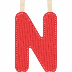 Outlet Lettre phosphorescente en tissu à suspendre N Rouge Lettres Décoratives