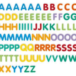 Hot Lettres majuscules magnétiques (83 pièces) Apprentissage Lecture Et Écriture