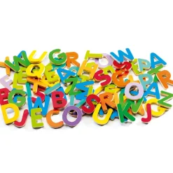 Hot Lettres majuscules magnétiques (83 pièces) Apprentissage Lecture Et Écriture