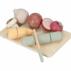 New Légumes à découper en bois FSC Dînette Et Aliments Factices