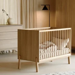 Quax Lit à barreaux Ashi Honey Ash (120 x 60 cm)