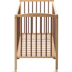 Combelle Lit à barreaux en bois Arthur hybride vieux rose (60 x 120 cm)